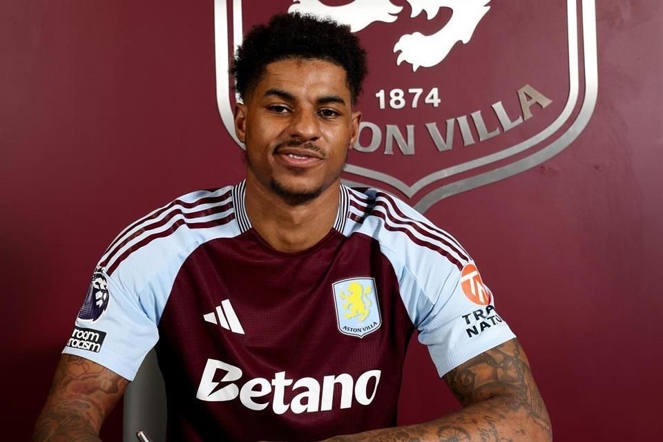 Aston Villa tendrá a Marcus Rashford como refuerzo hasta el final de la presente campaña.