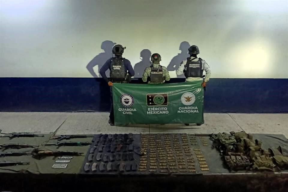 Tres presuntos criminales fueron asesinados en enfrentamiento contra fuerzas federales y estatales, y aseguran armamento en Michoacán.