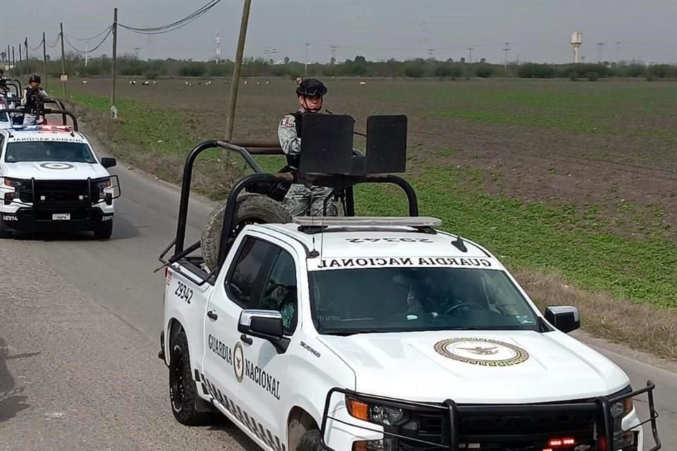 Los agentes llegaron desde ayer por vía terrestre a Tamaulipas.