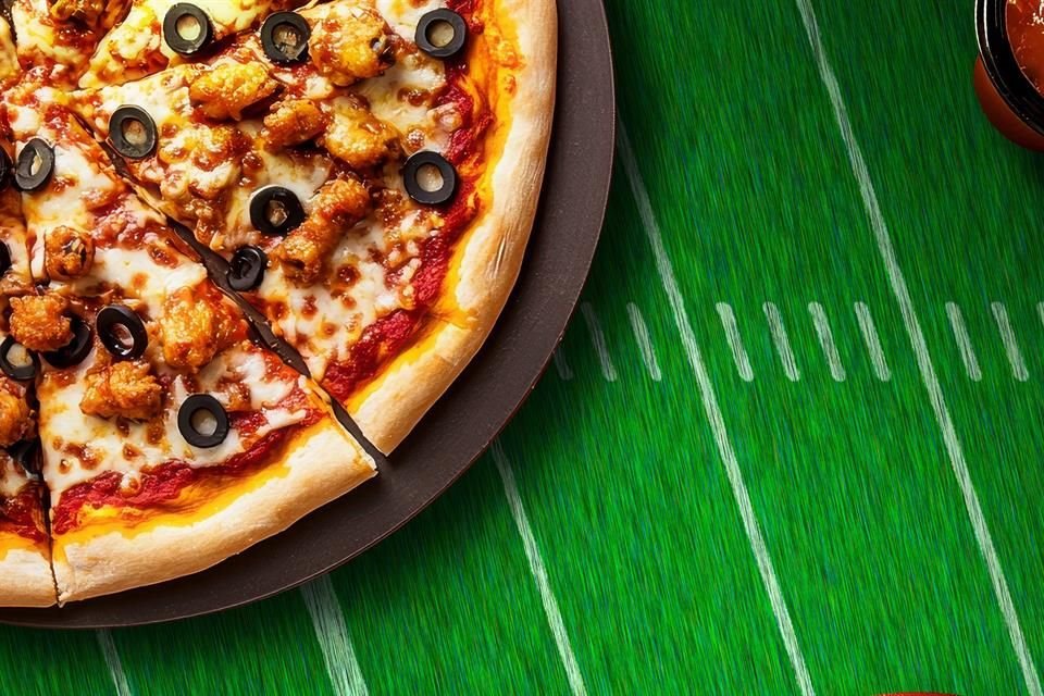 El 30 por ciento de las personas consideran la pizza como comida necesaria para ver el juego.