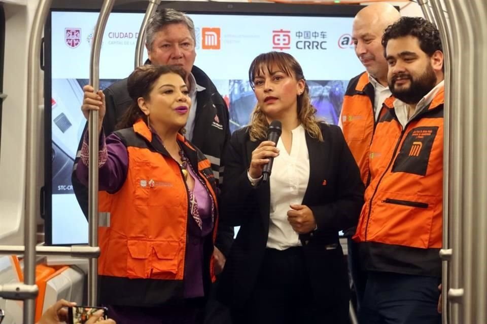 La Jefa de Gobierno realizó un recorrido para supervisar avances de la obra.