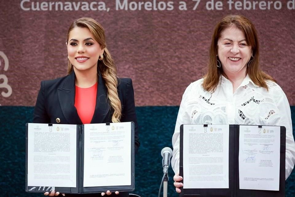 Evelyn Salgado y Margarita González firman convenio de cooperación para el Bienestar y la Construcción de la Paz.