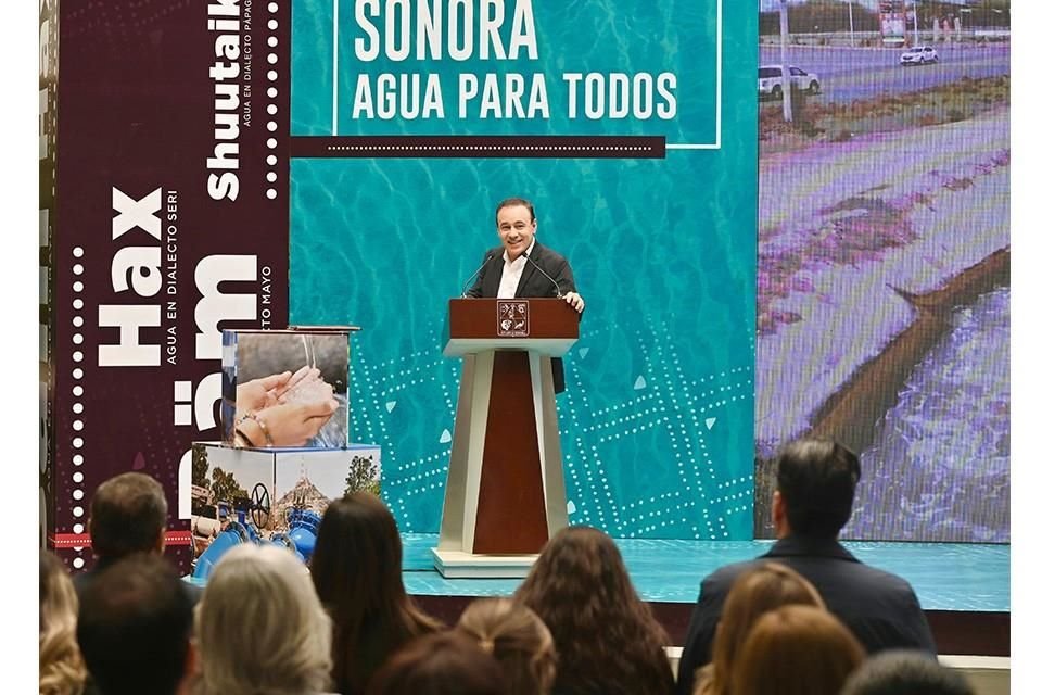 Con Plan Hídrico, Durazo garantiza agua para todos en Sonora