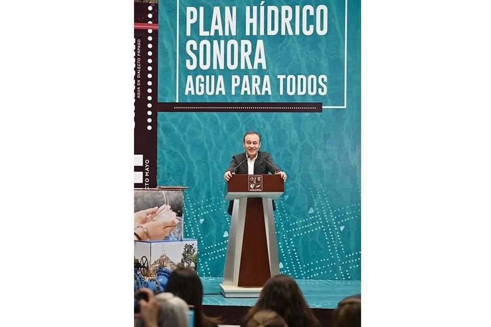 Con Plan Hídrico, Durazo garantiza agua para todos en Sonora