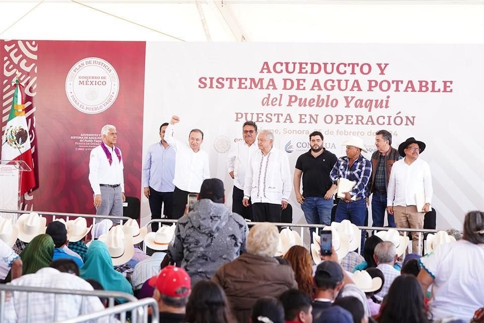 Con Plan Hídrico, Durazo garantiza agua para todos en Sonora