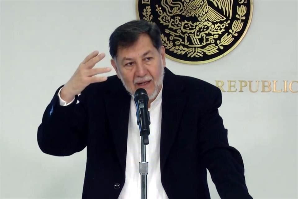 Gerardo Fernández Noroña, Presidente de la Mesa Directiva del Senado.