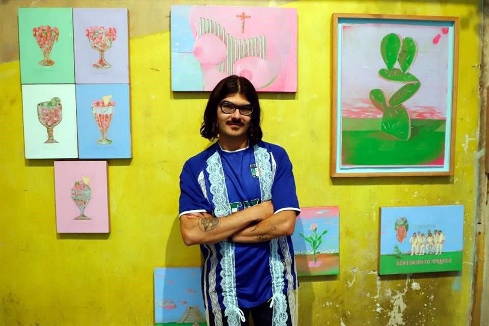 El artista Gibrán Turón exhibe en Marchante Arte Contemporáneo la exposición 'Sentimiento precoz'.