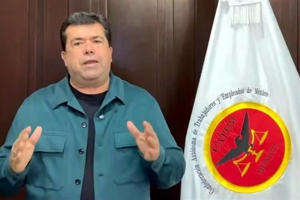 Pedro Haces, líder de la Confederación Autónoma de Trabajadores y Empleados de México (Catem).