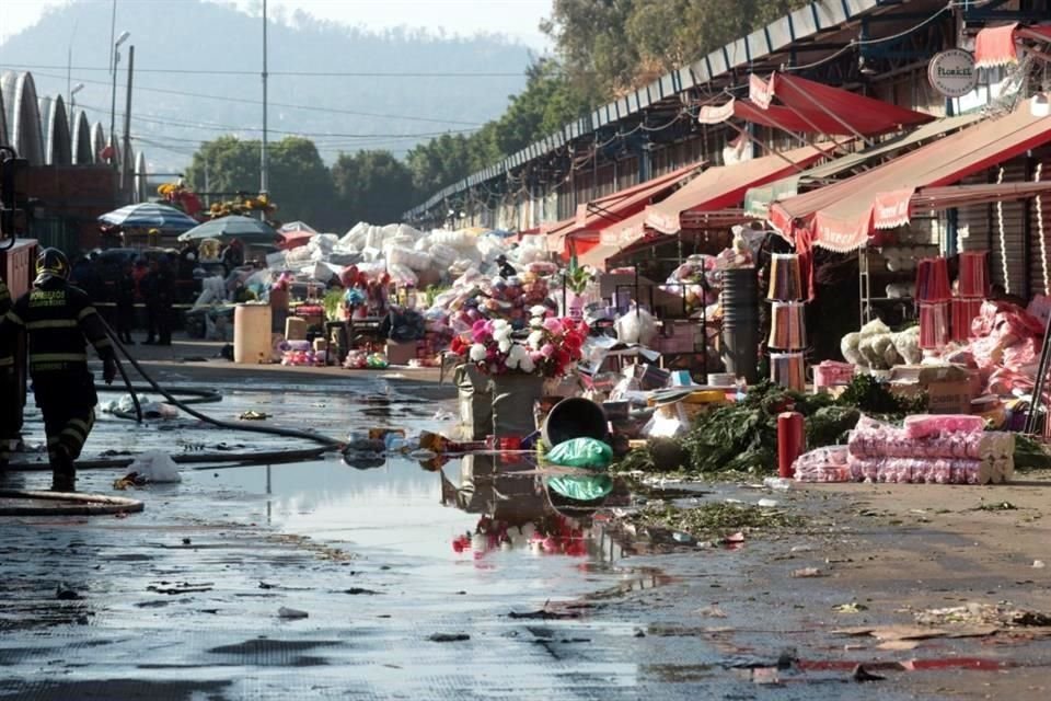 Autoridades de la SGIRPC señalaron que el servicio en la Central de Abasto no será interrumpido.