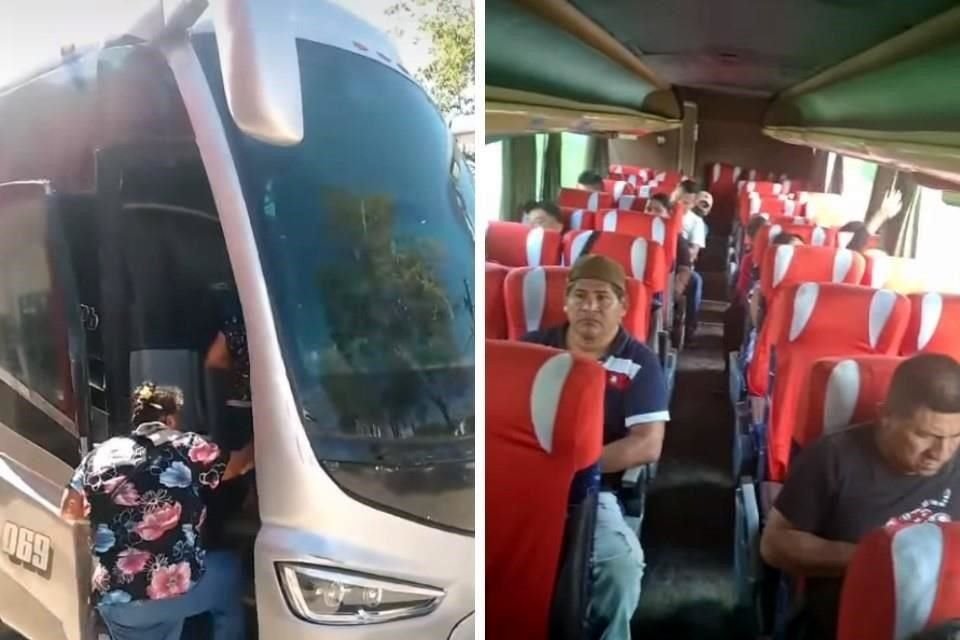 Familiares de posibles víctimas del autobús chocó contra tráiler en Campeche acudieron a Fiscalía Regional de Escárcega para pruebas de ADN.