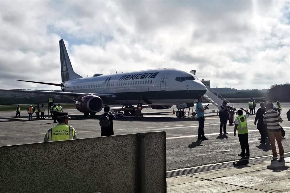 La ruta AIFA-Campeche será operada con un Boeing 737-800, con capacidad de 174 pasajeros.