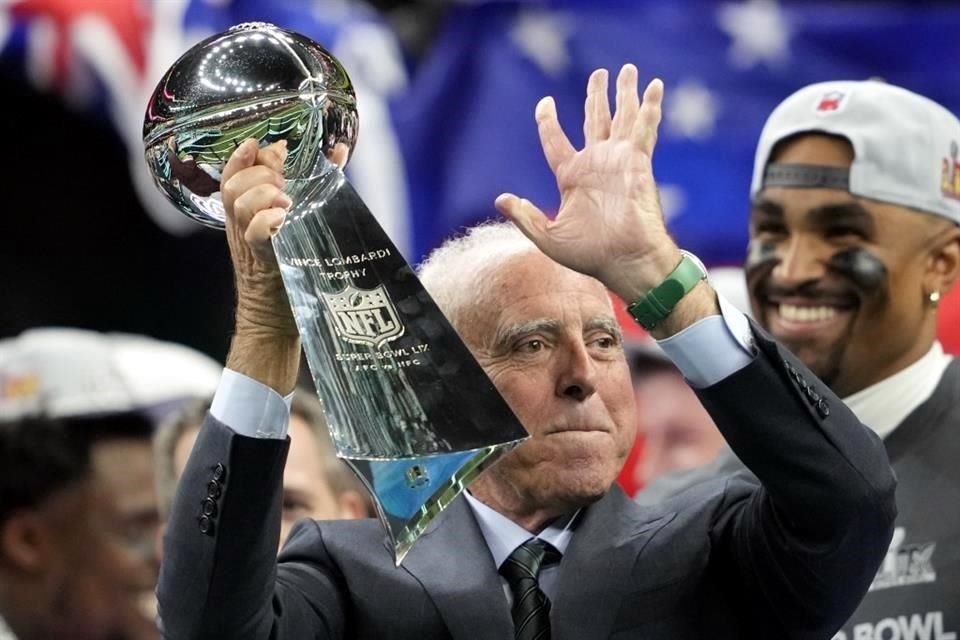 Jeffrey Lurie sumó su segundo título de Super Bowl como dueño de los Philadelphia Eagles.