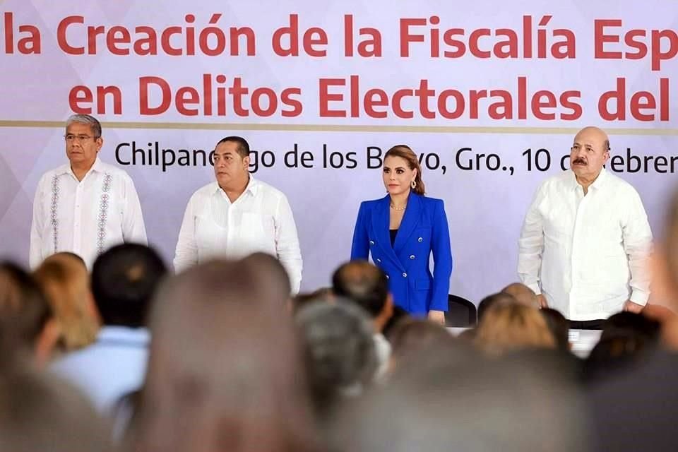 Conmemora Evelyn Salgado el XXI Aniversario de la Fiscalía de Delitos Electorales en Guerrero