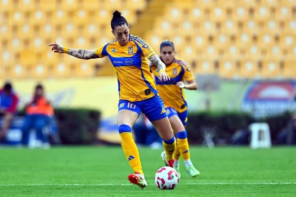 Aunque aún parece lejos de su mejor versión, Tigres Femenil liga 5 juegos sin perder.