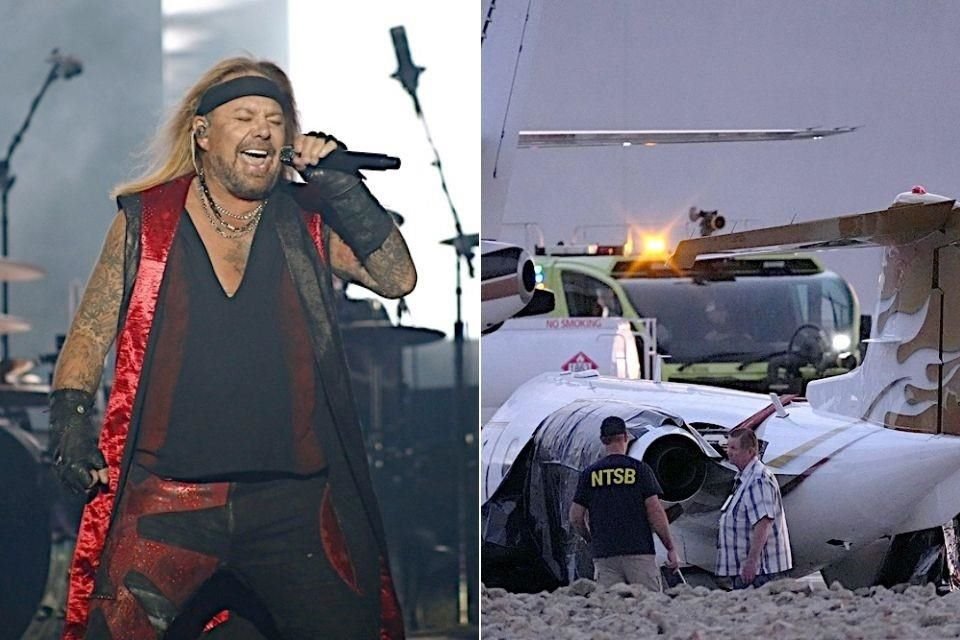 Un avión de Vince Neil, vocalista de Mötley Crüe, estuvo involucrado en la colisión registrada en  el aeropuerto de Scottsdale, Arizona.