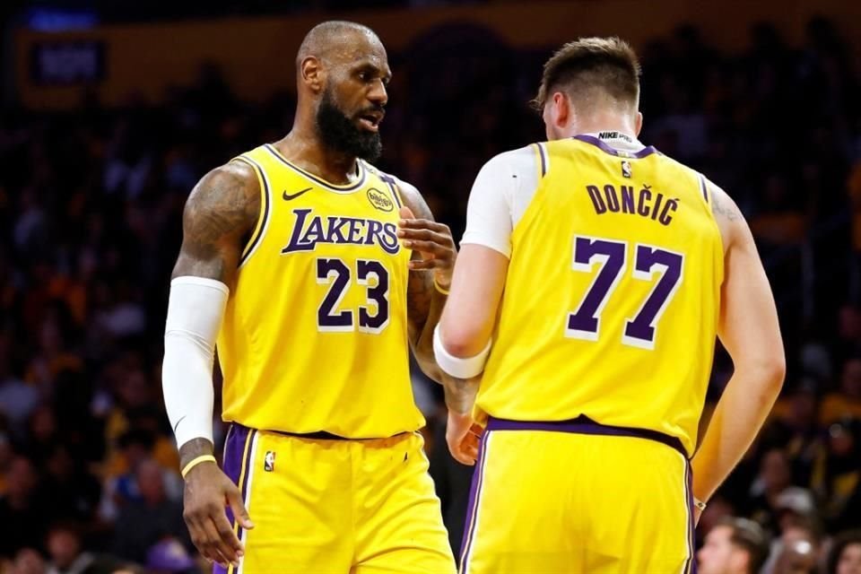 En la noche de Doncic,  LeBron James fue el mejor anotador para Lakers.