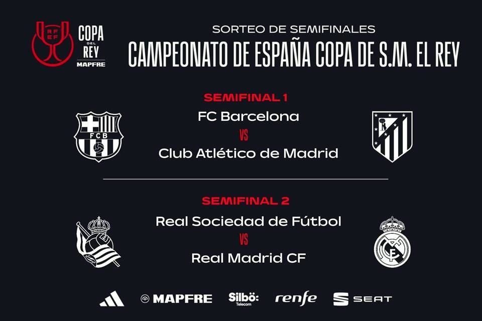 Las Semifinales quedaron listas en la Copa del Rey.