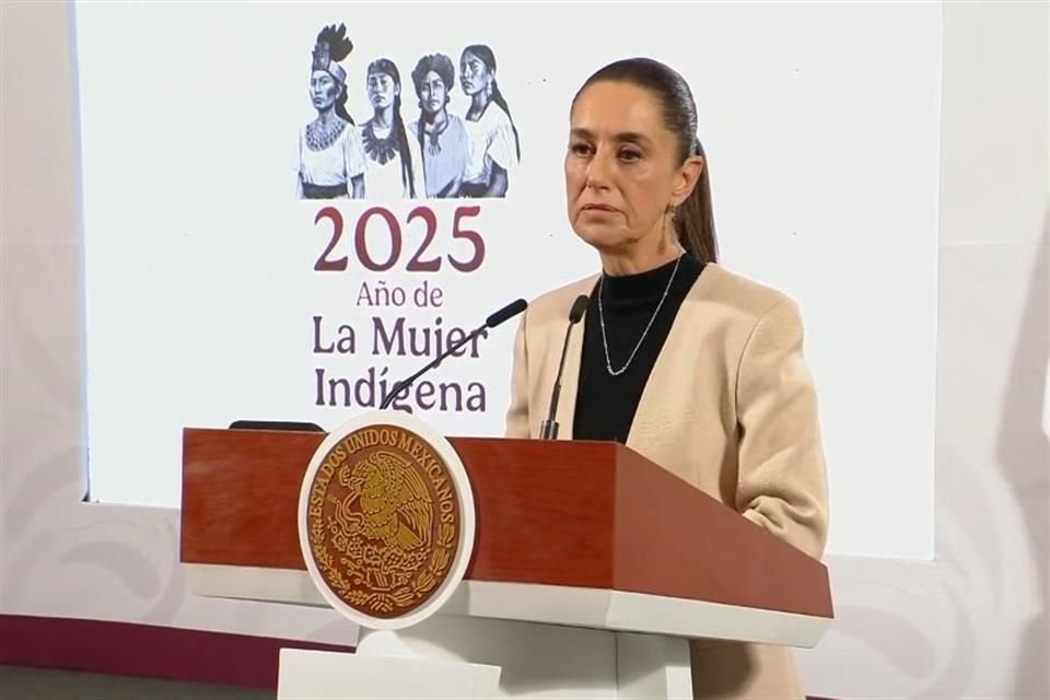 Claudia Sheinbaum, Presidenta de México.