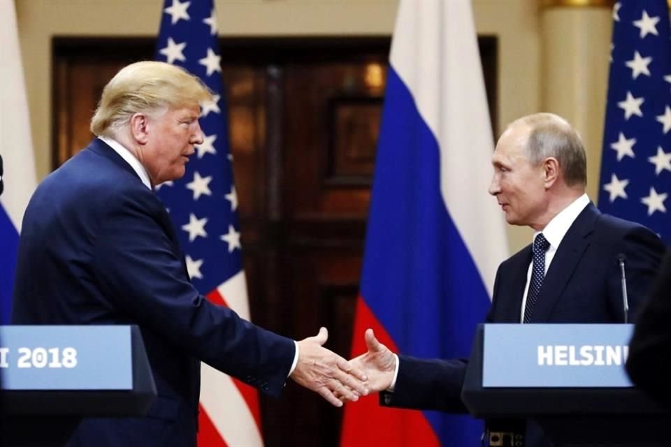 El Presidente Donald Trump sostuvo hoy por la mañana una llamada con su par ruso, el Mandatario Vladimir Putin.