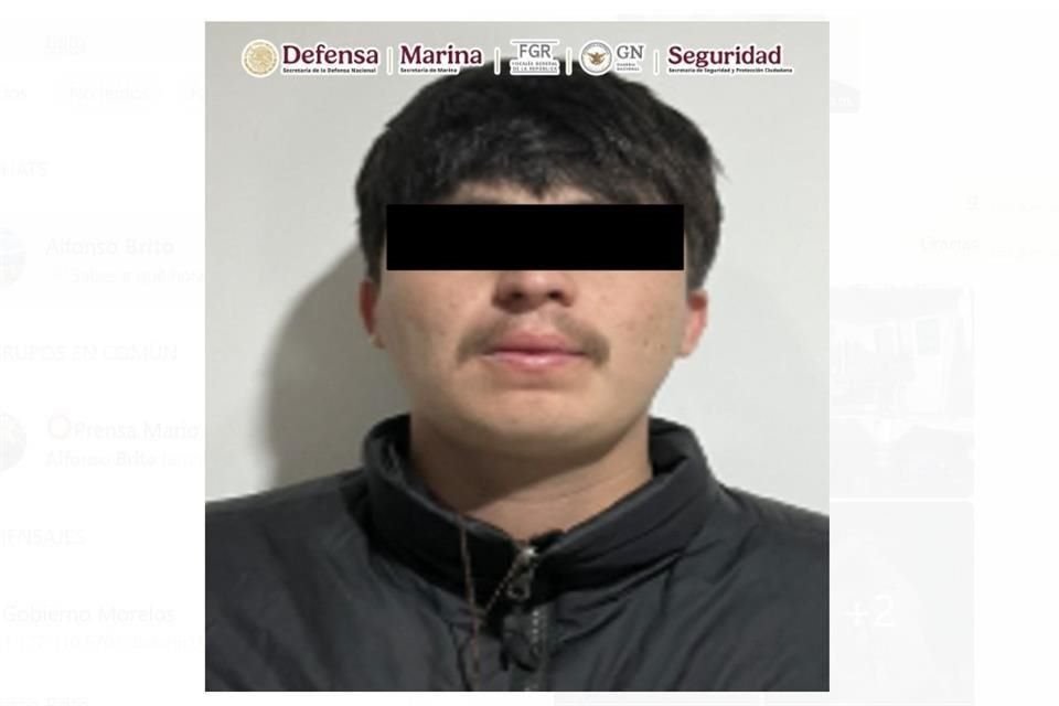 Otro detenido fue Eric Domínguez Galván, de 27 años, identificado como autor material del homicidio de Julio César Soto Meza, en 2023 al interior de Plaza Carso, en la CDMX.