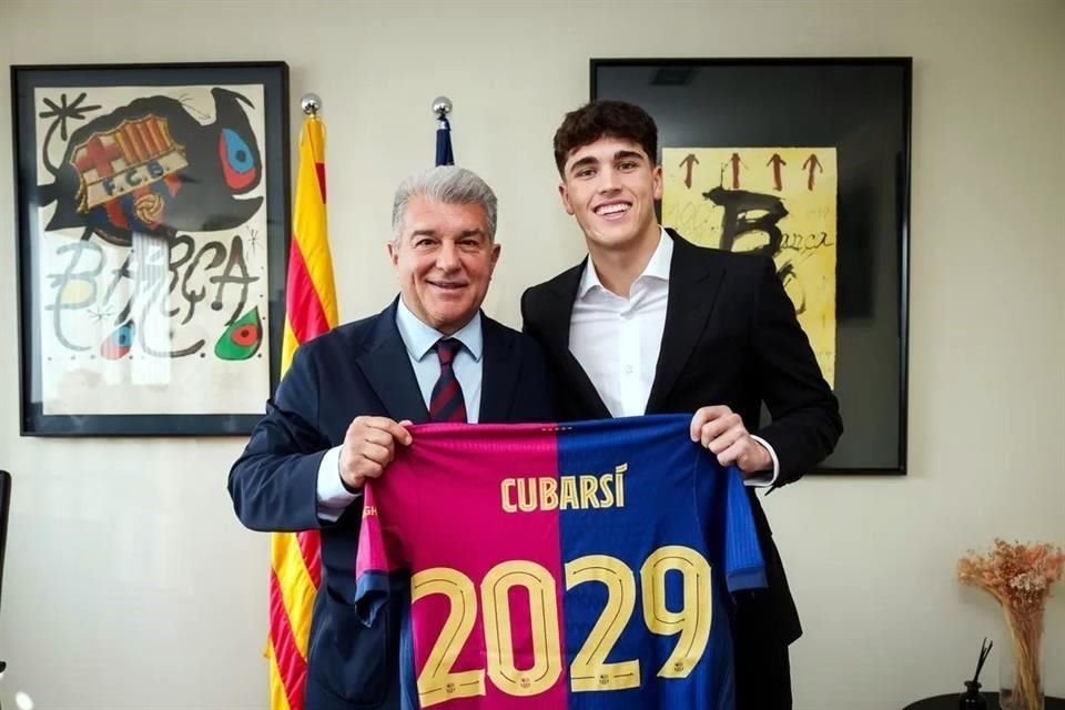 Cubarsí se queda en el Barcelona hasta 2029.