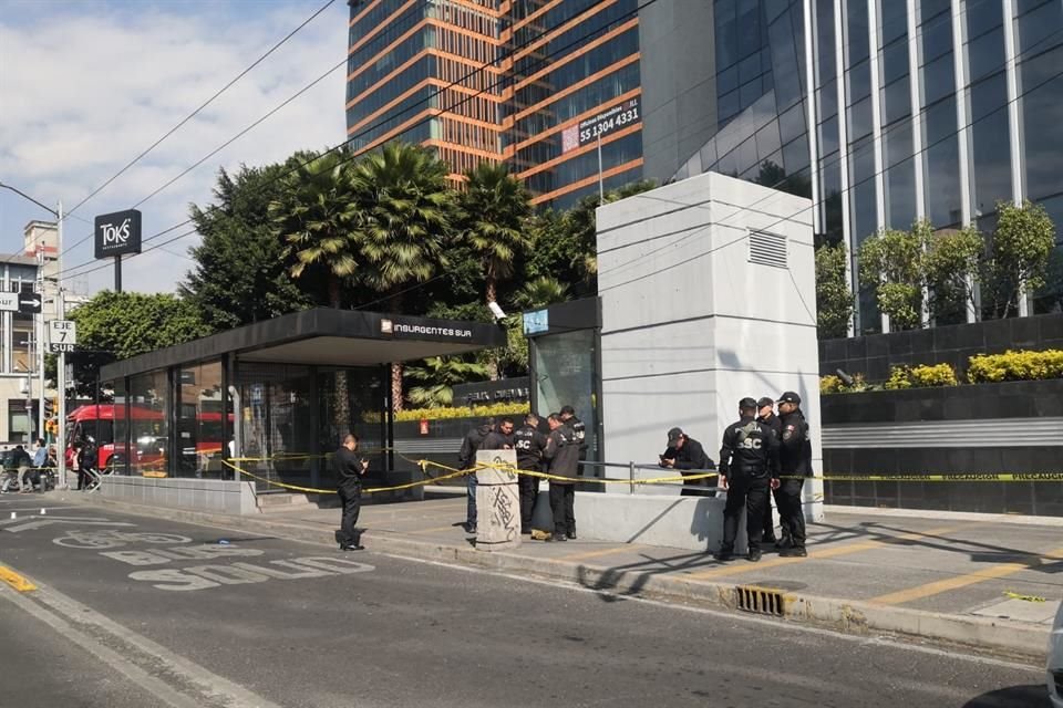 Elementos de la SSC inhibieron el intento de asalto a una mujer en Avenida Insurgentes Sur y Félix Cuevas.