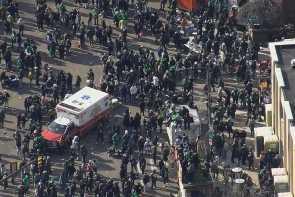 Dos mujeres resultaron heridas durante tiroteo que se registró en Filadelfia en el marco del desfile de Eagles por campeonato de la NFL.