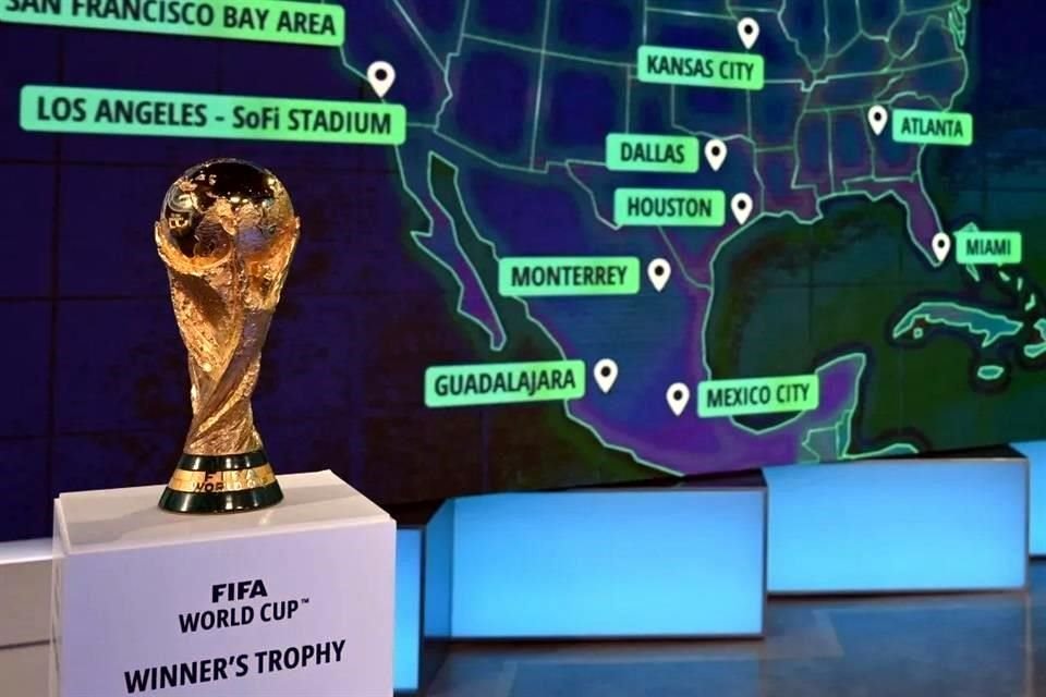 El primer Mundial con 48 selecciones se realizará en Estados Unidos, México y Canadá en 2026.