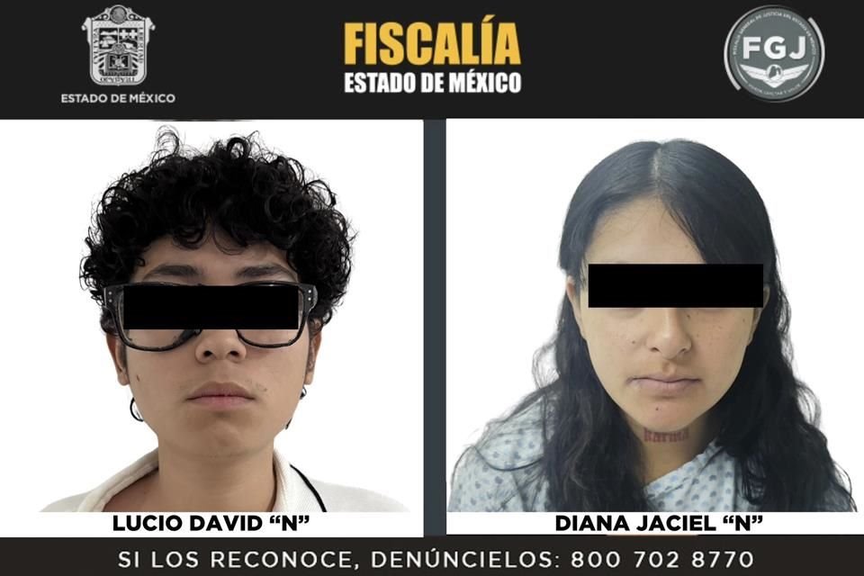 La pareja es señalada por su probable intervención en el delito de homicidio en grado de tentativa en agravio de un recién nacido en Tultitlán.