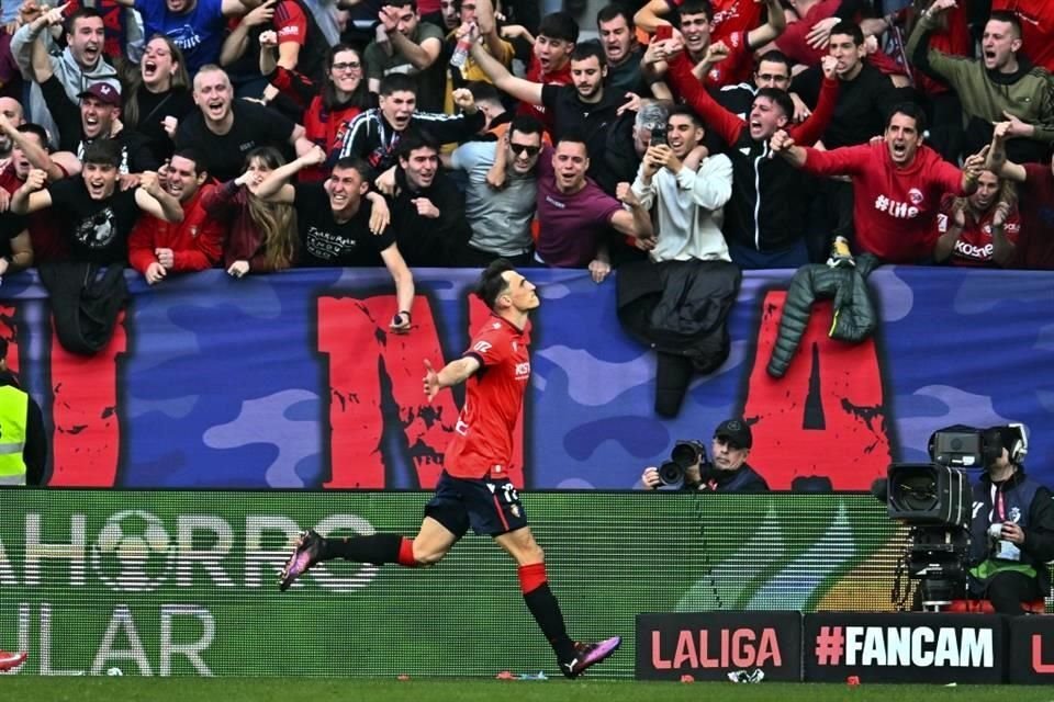 Ante Budimir empató el partido a través de un penalti y el Osasuna sumó un punto que lo mantiene en pelea por los puestos europeos.