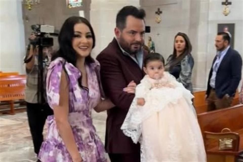 José Eduardo Derbez y Paola Dalay celebraron el bautizo de su hija Tessa, pero sin la presencia de los Derbez en la ceremonia.