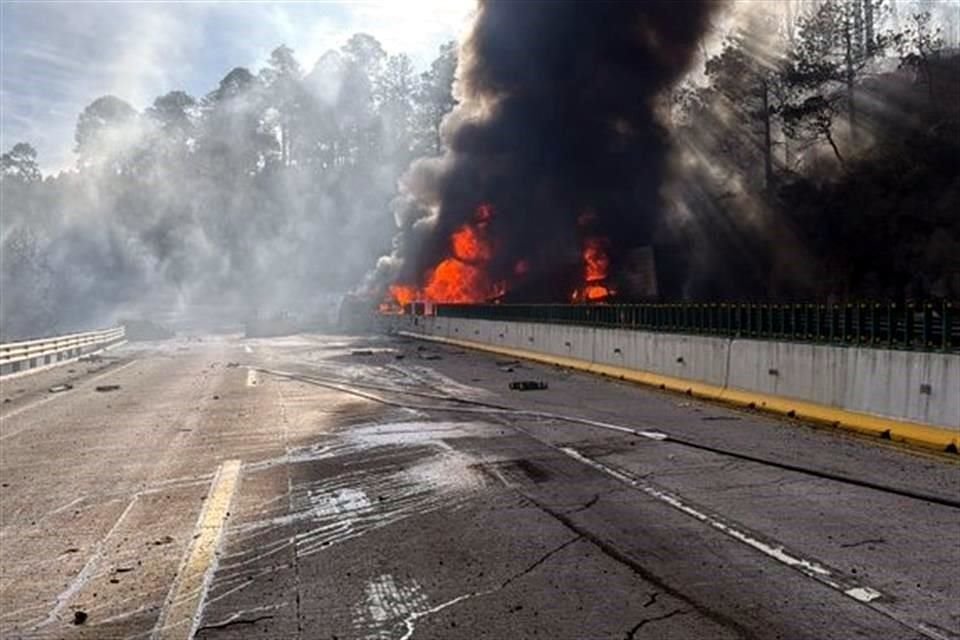 El accidente ocurrió a la altura del kilómetro 58+500.