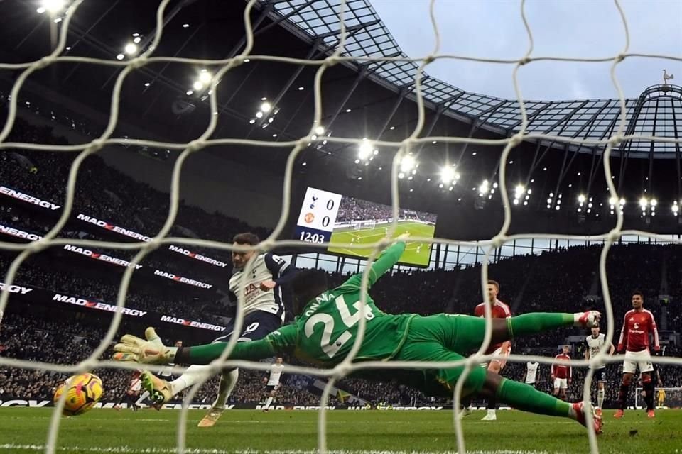 De esta manera James Maddison venció al meta Andre Onana, para el único tanto del partido.