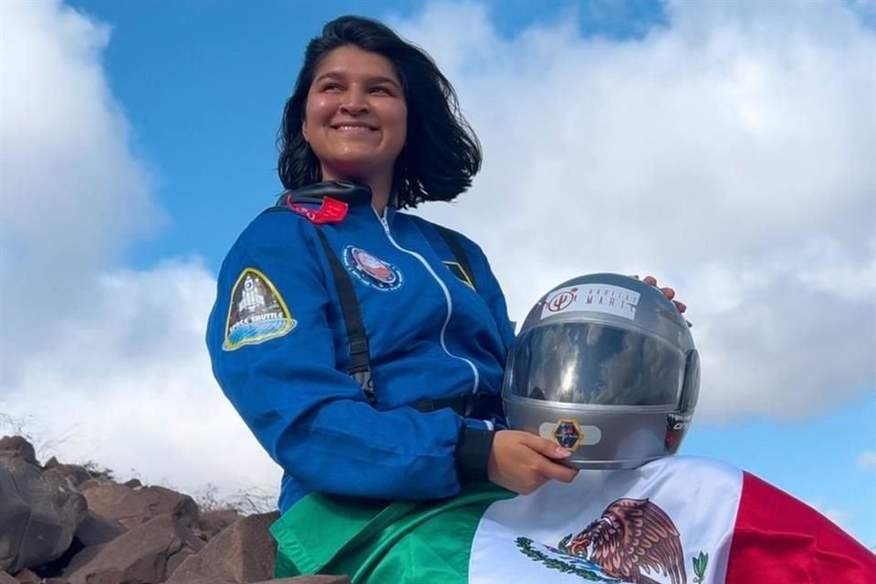 Millán fue entrenada en el International Air and Space Program de la AEXA. En la imagen, durante su estancia en Habitat Marte.