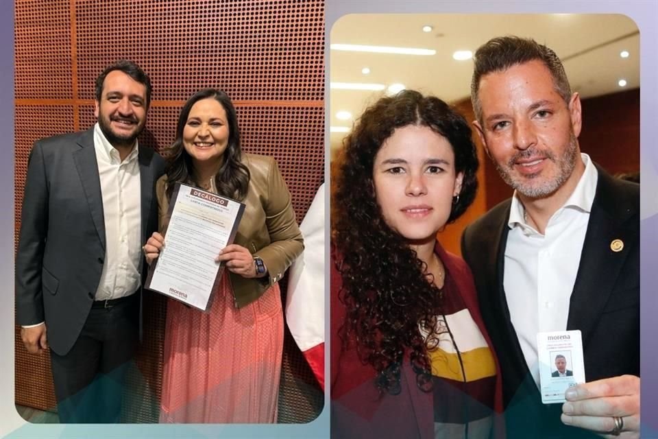 Los ex priistas Cynthia López y Alejandro Murat ya son oficialmente morenistas.