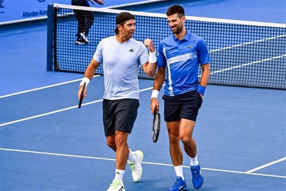 Novak Djokovic no pudo avanzar más en los dobles del ATP 500 de Doha al caer junto al español Fernando Verdasco, quien efectuó su retiro del tenis.