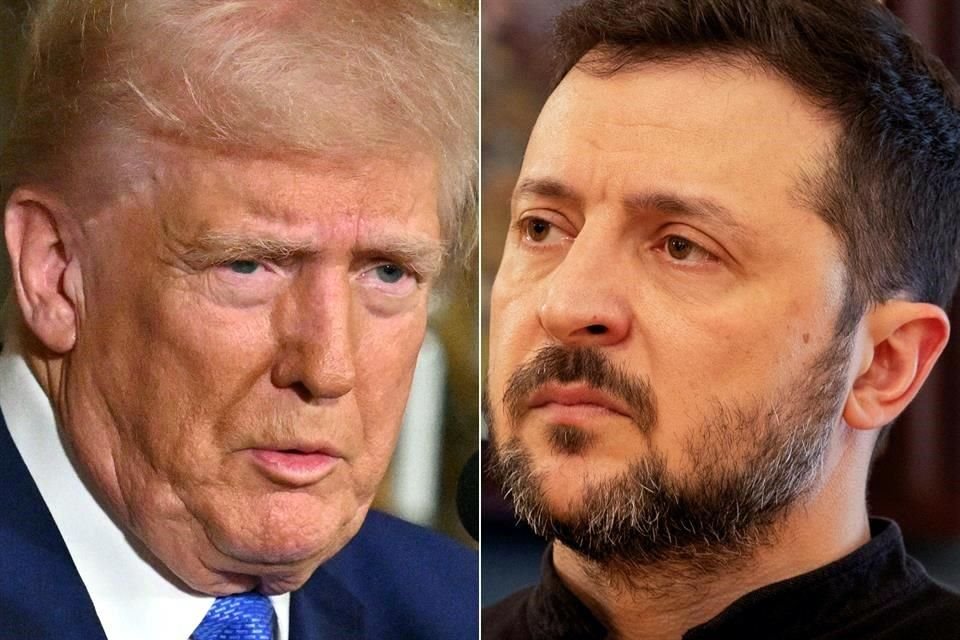 Líderes europeos han salido en respaldo del Presidente Volodymyr Zelensky, quien recibió críticas por parte del Mandatario Donald Trump.