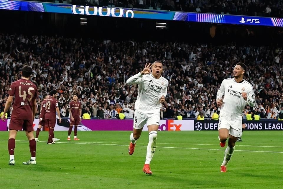 Kylian Mbappé tuvo una noche completa en el Bernabéu.