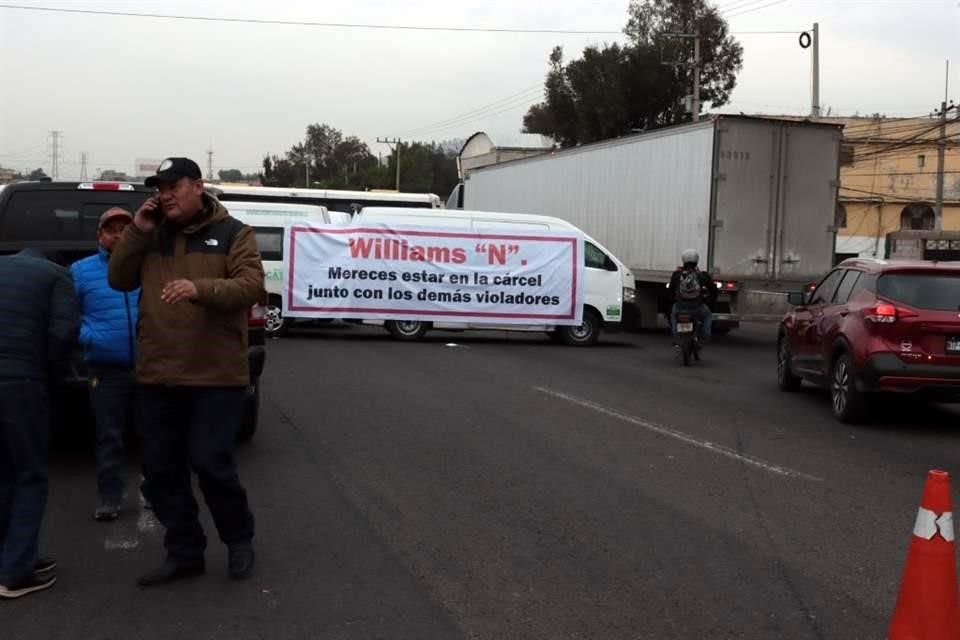 Los manifestantes hicieron público un caso de presunta violación contra dos niñas.