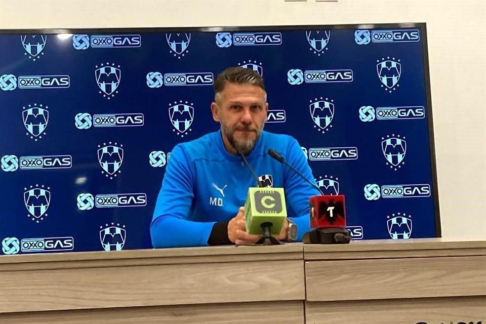 Martín Demichelis, técnico de Rayados, habló en conferencia de prensa este viernes, previo al partido ante el Atlético de San Luis.