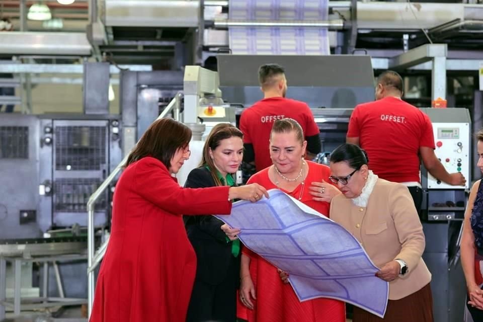 La Secretaria de Gobernación, Rosa Icela Rodríguez, acudió al evento protocolario.