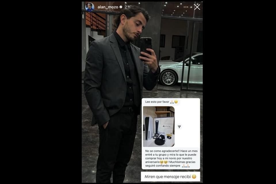 Alan Mozo está en el ojo del huracán luego de compartir dos historias en su cuenta personal de Instagram.