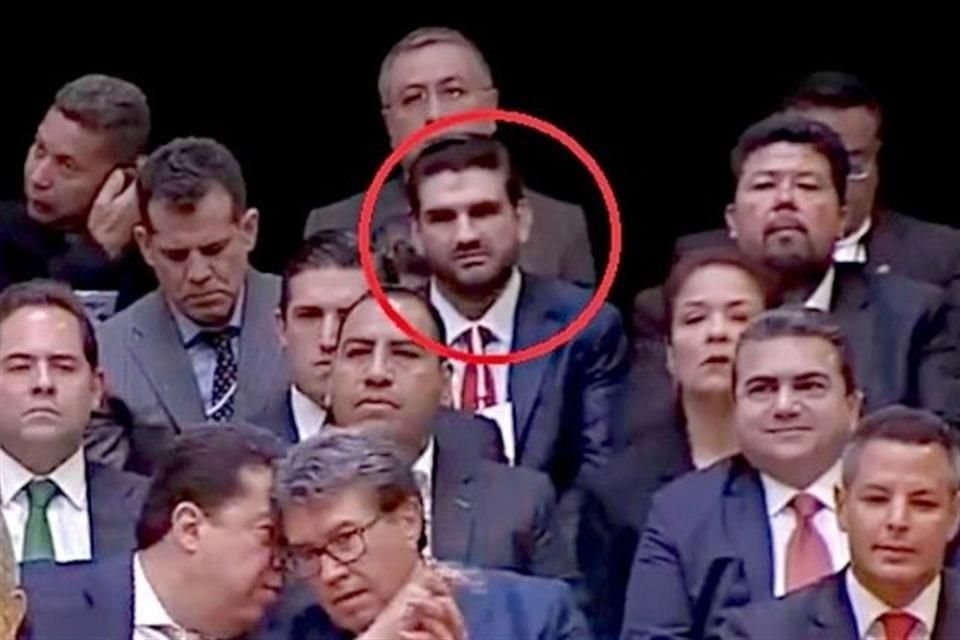 Juan Pablo Penilla Rodríguez, abogado de 'El Mayo', durante un evento con morenistas en 2020.