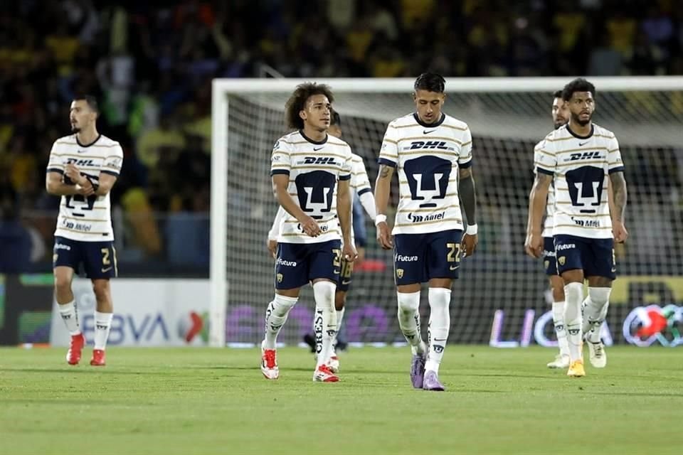 Pumas no halló la forma de meterse al partido y terminó con una triste derrota ante América.