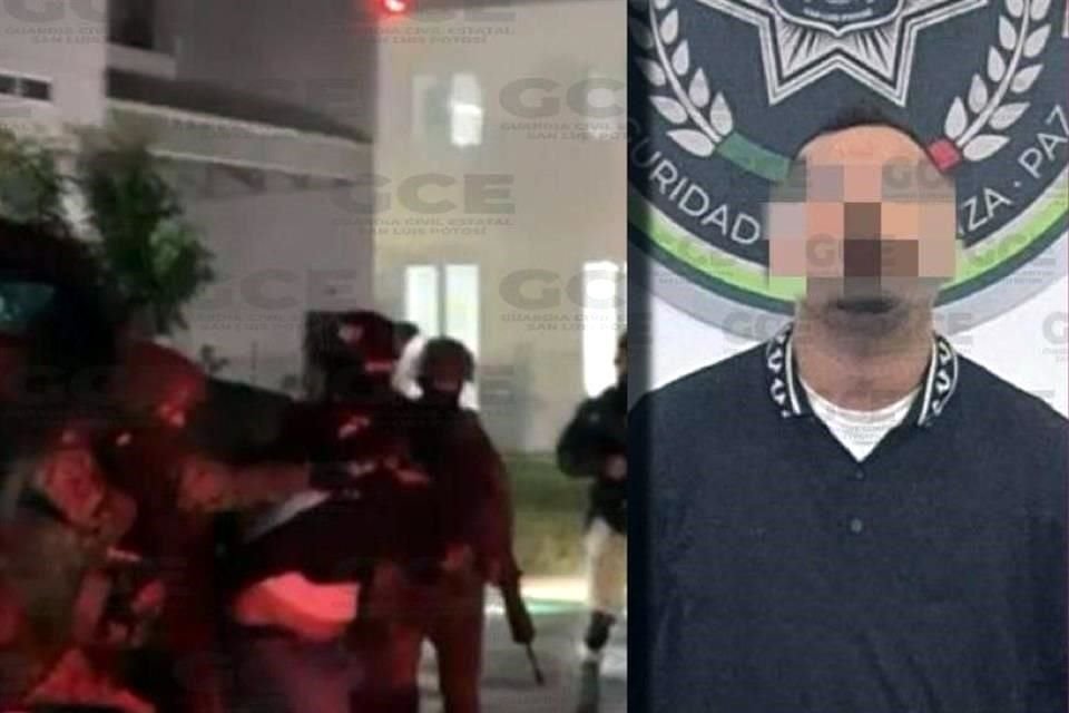 Marco 'N', 'El Alacrán', presunto jefe de plaza en la Huasteca, SLP, fue detenido tras un operativo que derivó en bloqueos y enfrentamientos.