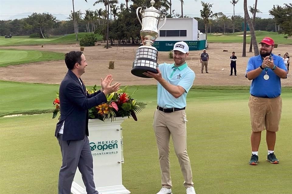 Brian Campbell se sobrepuso a dos banderas de desempate en el hoyo 18 para conseguir su primer título de PGA Tour en México.