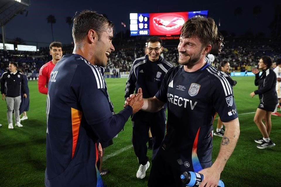 Anders Dreyer marcó doblete ante el LA Galaxy para comandar el debut triunfal de San Diego FC en la MLS.