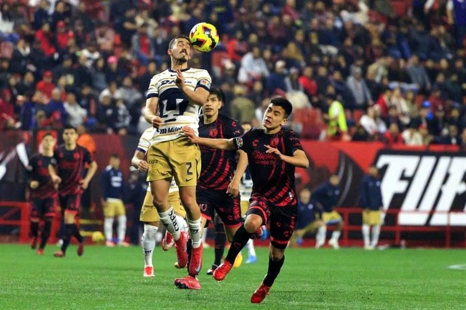 Pumas reaccionó tarde y sumó una nueva derrota.