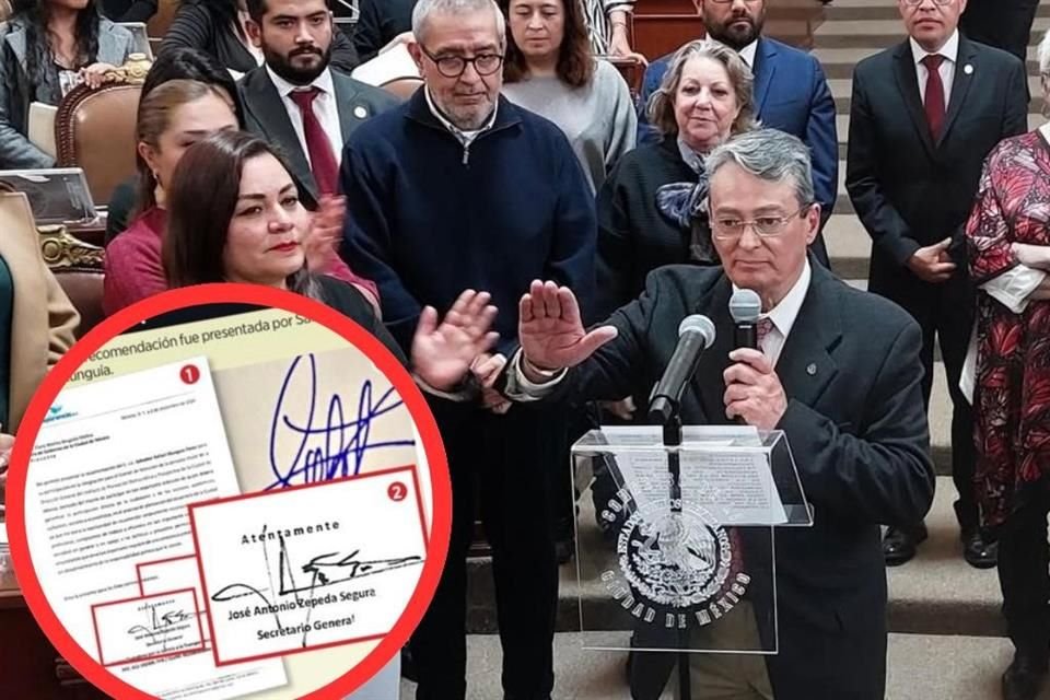 Zepeda descartó en entrevista haber emitido dicho documento y subrayó que su firma fue falsificada.