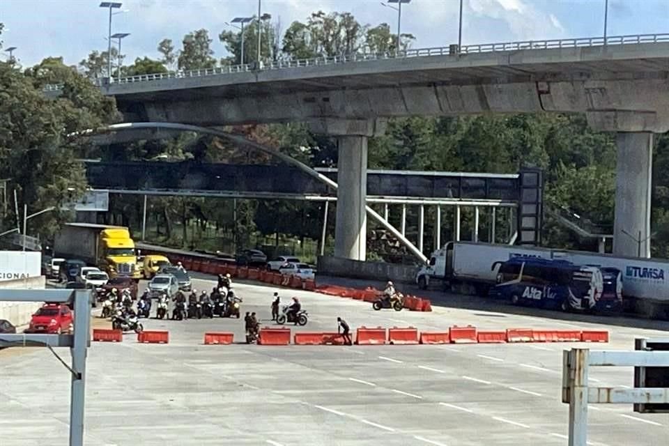 La caseta de Tlalpan fue cerrada.